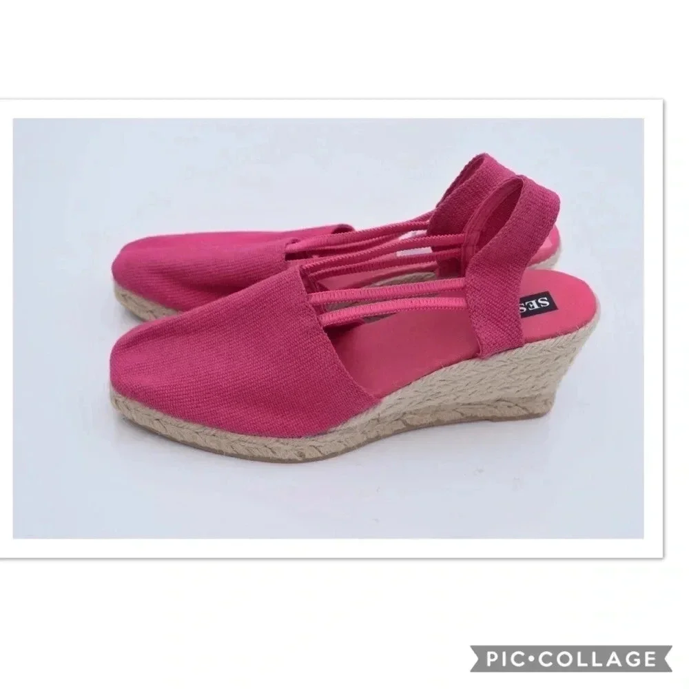 NWT Sesto Meucci Espradille wedge